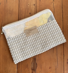 Necessaire Retecer Trama Offwhite - comprar online