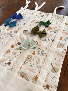 Porta Laços de Amarrar Canteiro - Retecer - Artesanal e Sustentável, Cestos para organizar a casa toda, brinquedos lúdicos e presentes