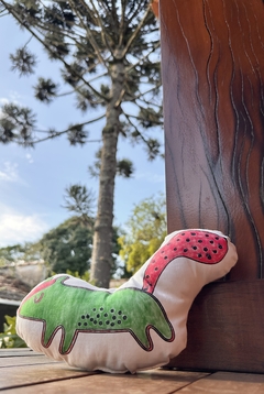 Almofada Esquilo para Colorir com Canetinhas - Retecer - Artesanal e Sustentável, Cestos para organizar a casa toda, brinquedos lúdicos e presentes