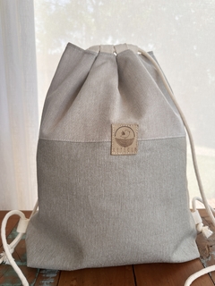 Mochila Unissex Bege1 - comprar online