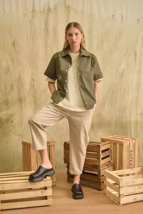 Camisa Origen Verde Militar