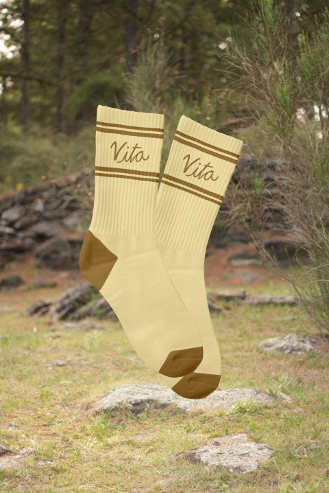 Medias Amuleto Crema - comprar online