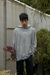 Hoodie Over Felpa Pasado Gris