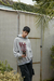 Hoodie Over Felpa Pasado Gris - comprar online