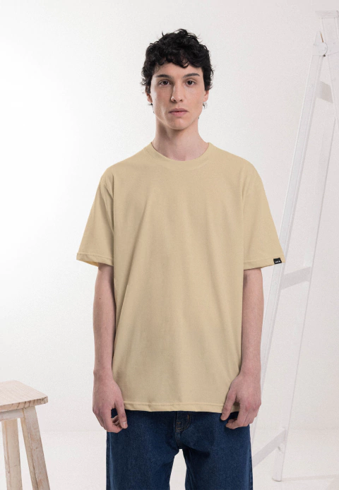 Remera Reg. Basic Manteca - comprar online