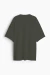Remera Over Bassic Verde - tienda online
