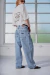 Jean Baggy Straight Reencuentro Celeste (UNISEX) en internet