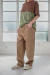 Pantalón Baggy Straight Atemporal Camel (UNISEX) - comprar online
