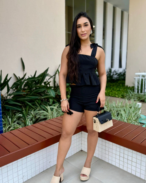 Short - Olivia | REF 114 PRETO