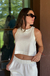 Top Ubud Lino Off White en internet