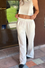 Pantalón Ubud Lino Off White - comprar online