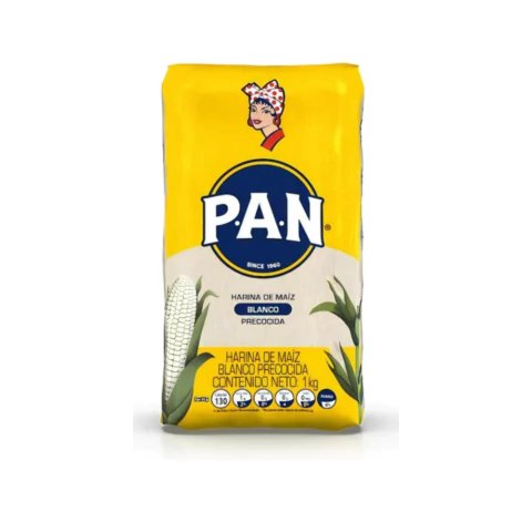 Harina De Maiz Pan Blanco 1 kg