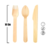 Set de Cubiertos de Bambu 14cm