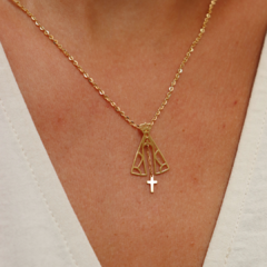 Pingente Nossa Senhora Aparecida em ouro 18k (080) - comprar online