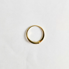 Anel solitário em ouro 18k com zircônia (145) na internet
