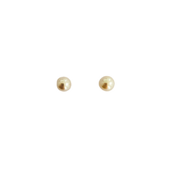 Brinco infantil em ouro 18k com pérola 2,7mm (0,30)