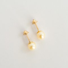 Brinco infantil em ouro 18k com pérola (055) na internet