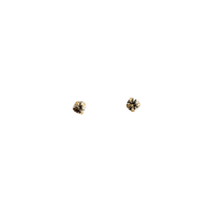 Brinco infantil em ouro 18k com zircônia 2,5mm (0,25)