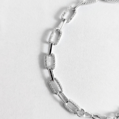 Pulseira em prata 925 com ródio e zircônia na internet