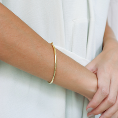Bracelete em prata 925 com banho de ouro 18k - comprar online