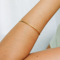 Bracelete em prata 925 com banho de ouro 18k - Joalheria Exata