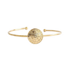Bracelete São Bento em prata 925 com banho de ouro 18k