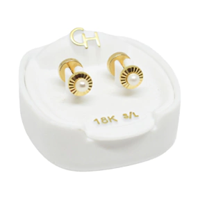 Abridor oro 18k perla cultivada