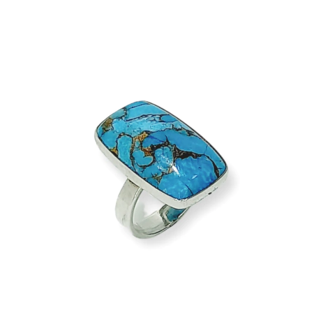 Anillo Plata 925 Larimar