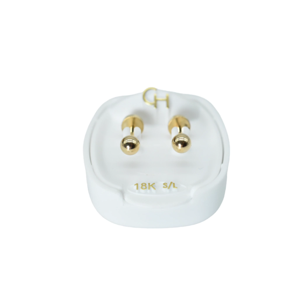 Abridor de oro 18kt Bolita 4mm