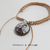 Pulseira Crochet Família Martin (Dupla Face) - Marrom na internet