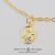 Pulseira Santa Teresinha Dourada - comprar online