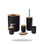 Kit de banheiro 6 peças - Tampa em bambu