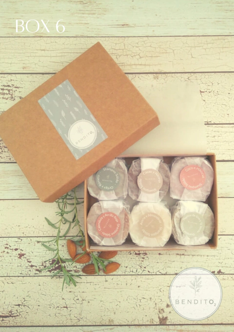 Box 6 Shampoo Sólido Petit (30 gr)