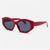 Óculos de Sol Daphne Vermelho C6 - Versátil Glasses  |  Óculos de Sol
