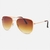 Óculos de Sol Aviador Marrom Degradê - Versátil Glasses  |  Óculos de Sol