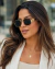 Óculos de Sol Capri Preto/Dourado - C1 - Versátil Glasses  |  Óculos de Sol