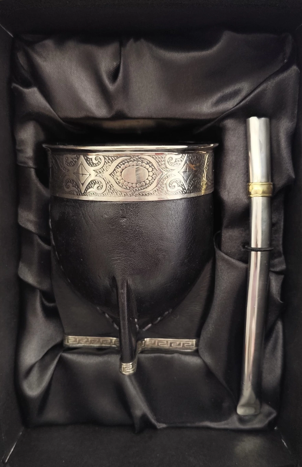 MATE IMPERIAL NEGRO DE APLACA Y CALABAZA