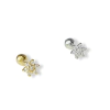 Microbell reto florzinha ouro 18k - comprar online