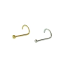 Nostril bolinha ouro 18k
