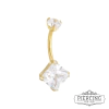 Piercing Umbigo zirconia quadrada G na internet