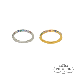 Segmento com zirconias coloridas