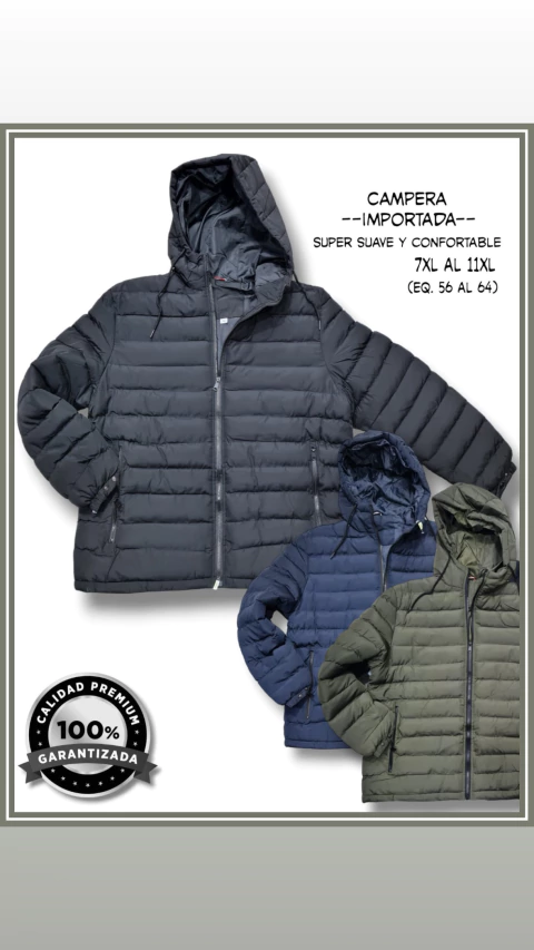 CAMPERA INFLABLE IMPORTADA EN TALLE GRANDE