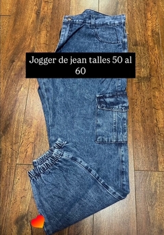 JOGGER DE JEAN RIGIDO TALLES GRANDES - Windsong
