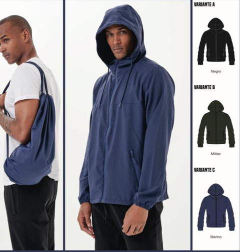 CAMPERA ROMPEVIENTO MOCHILA