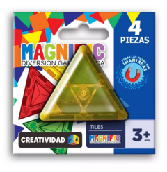 20 PIEZAS TRIANGULOS DIFERENTES MAGNIFIC TILES BLOQUES MAGNETICOS en internet