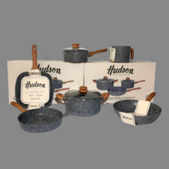 Juego de Ollas Hudson Granito Stone 6pz en internet