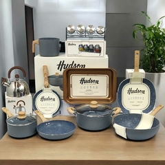 Juego Hudson Granito 8pz Especiero X4 Pava Silbadora - comprar online