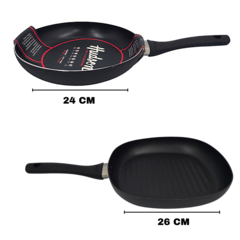 Set Ollas Hudson Teflon Negro 4 Pz Super Completo en internet