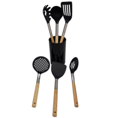 Set Ollas Hudson Teflon Negro 4 Pz Super Completo