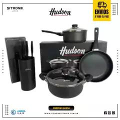 Batería De Cocina Aluminio Teflon Hudson Cuchillos